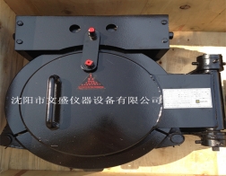 Clamp type quick opening blind plate