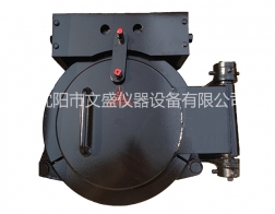 Clamp type quick opening blind plate